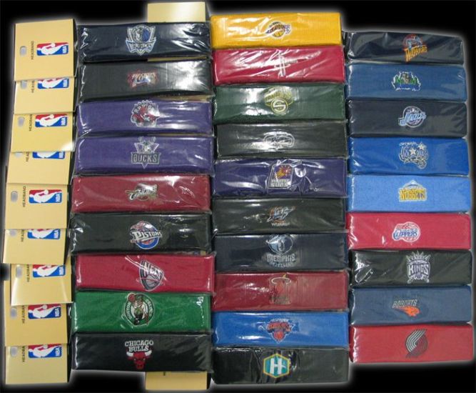 nba teams. Authentic NBA Team Headbands