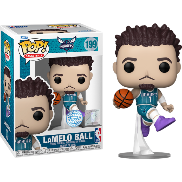 LaMelo Ball Charlotte Hornets Icon Edition NBA US Exclusive Pop Vinyl