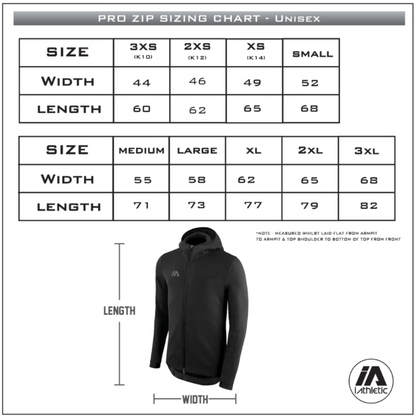 iAthletic Pro Zip Hoodie - Red