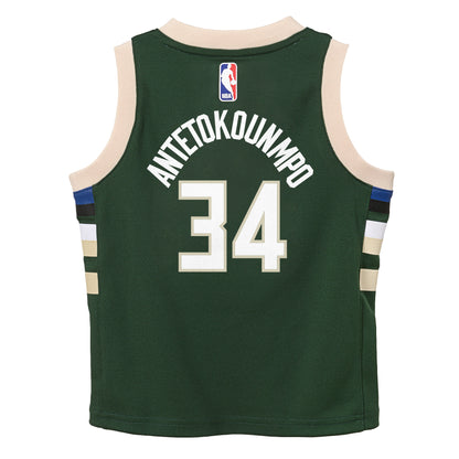 Milwaukee Bucks Kids Swingman Antetokounmpo Icon Jersey