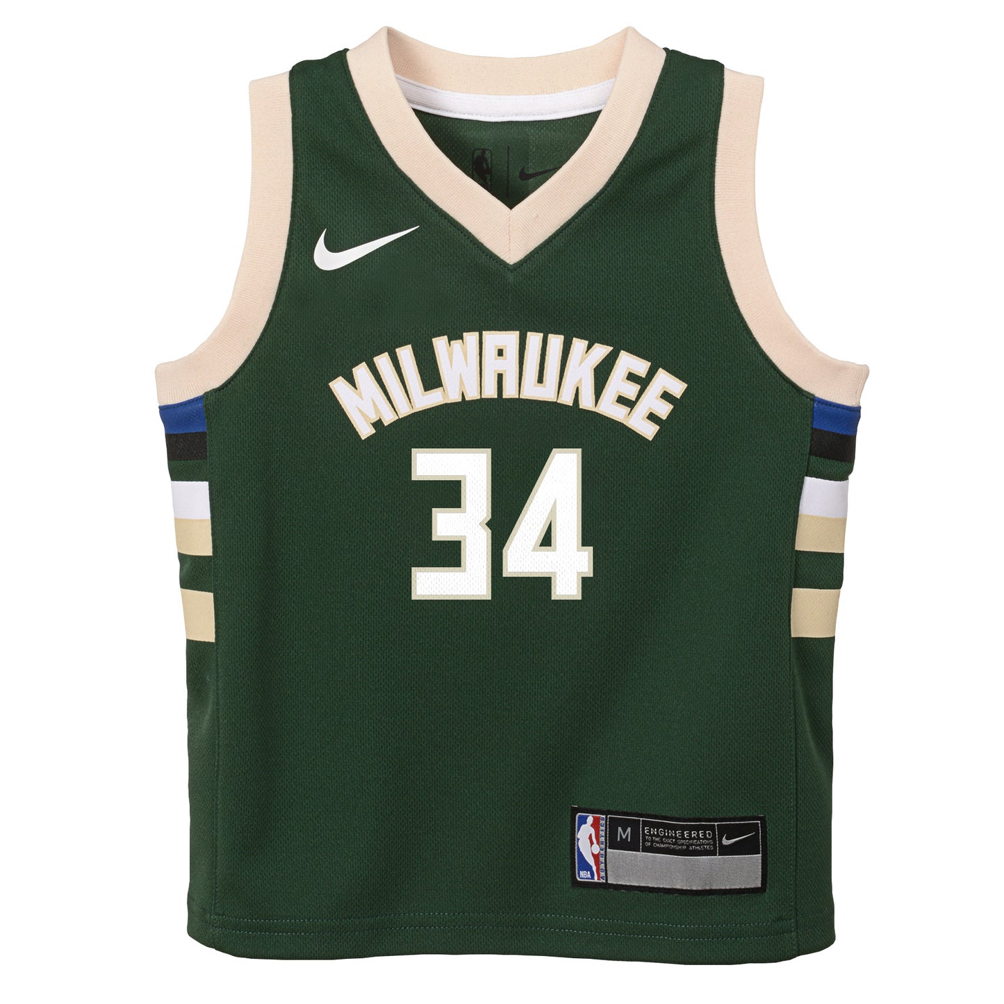 Milwaukee Bucks Kids Swingman Antetokounmpo Icon Jersey