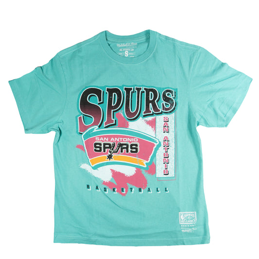 Mitchell & Ness San Antonio Spurs Brush Off Tee